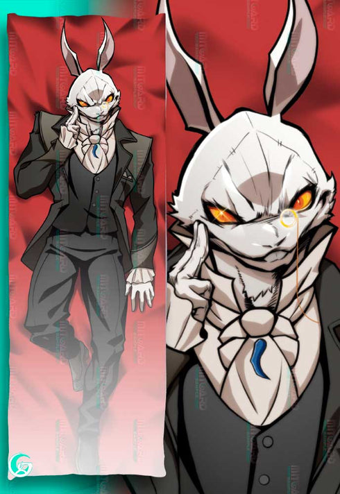 White Rabbit Dakimakura Body pillow case